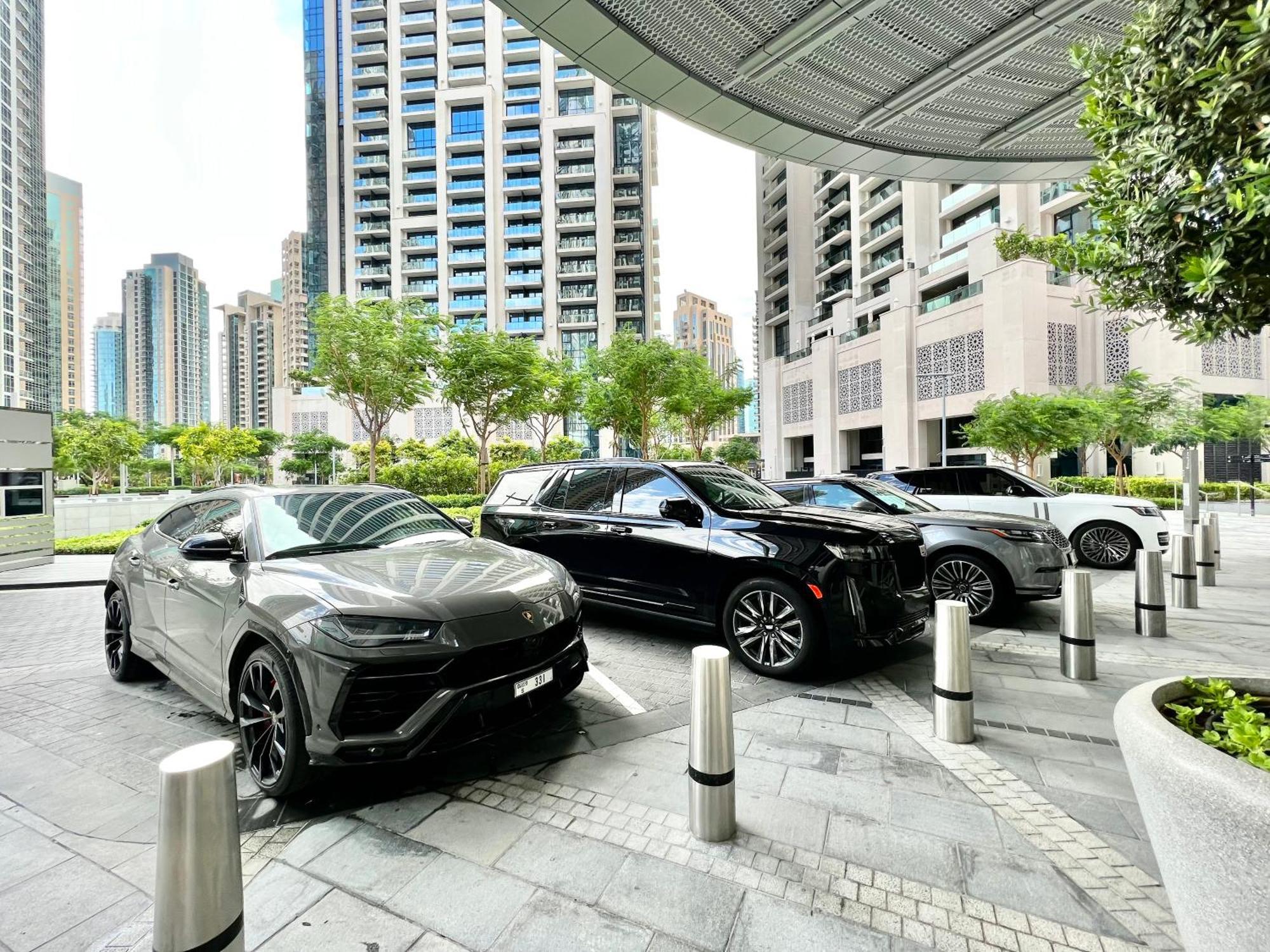 Downtown Luxury - Stunning Burj Khalifa & Sea View - 5 Minutes Walk To Dubai Mall Kültér fotó