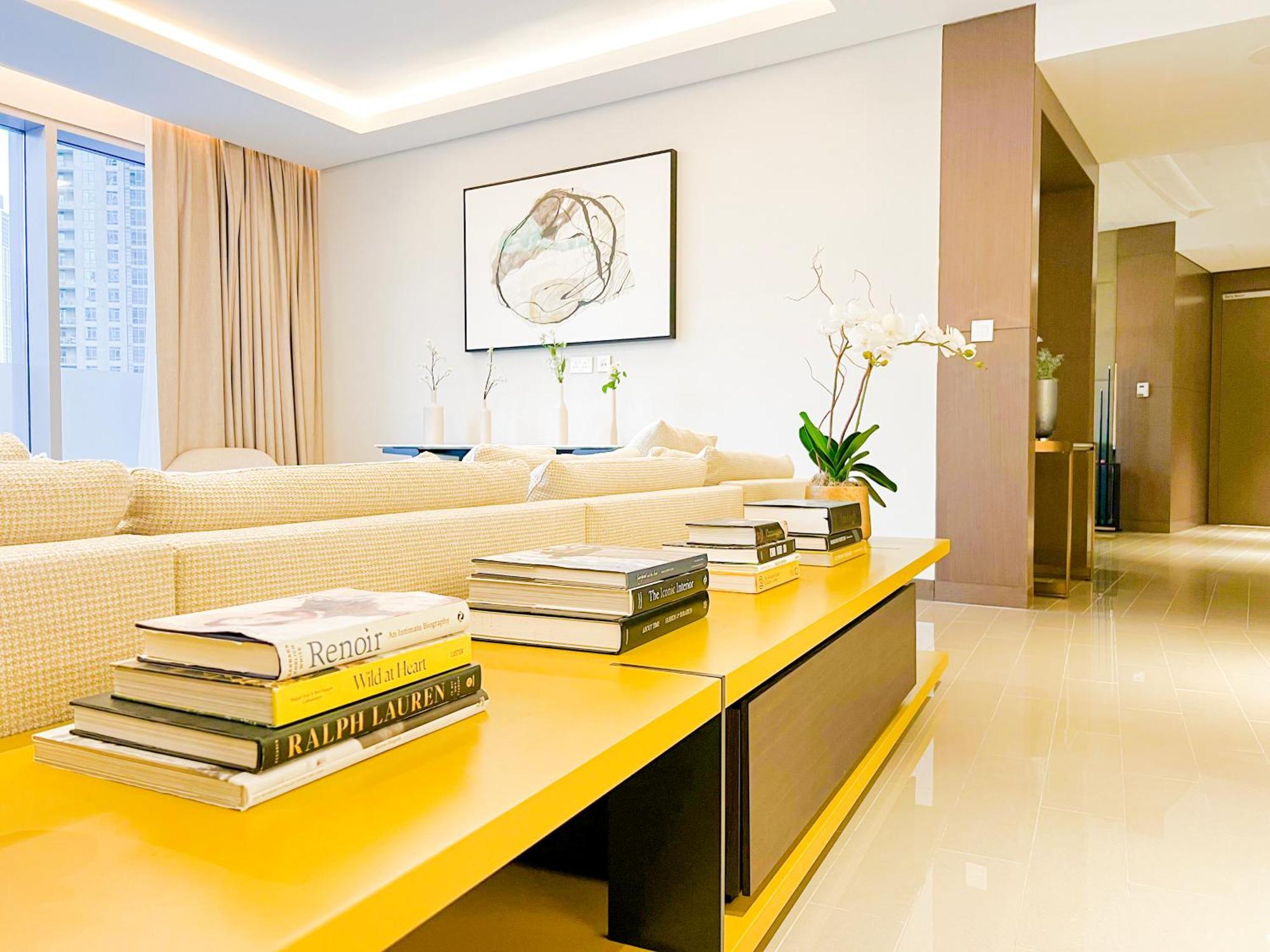 Downtown Luxury - Stunning Burj Khalifa & Sea View - 5 Minutes Walk To Dubai Mall Kültér fotó