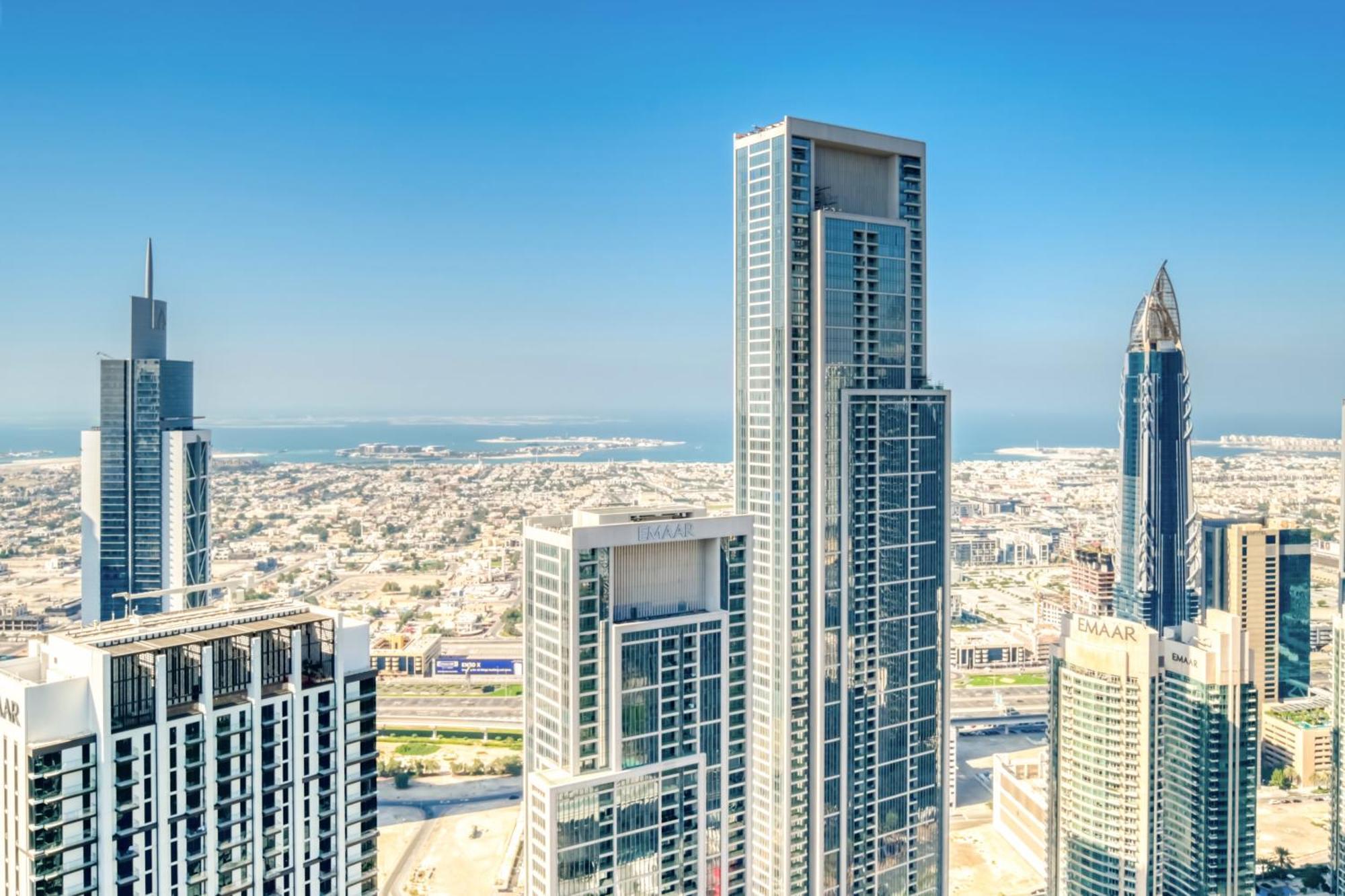 Downtown Luxury - Stunning Burj Khalifa & Sea View - 5 Minutes Walk To Dubai Mall Kültér fotó