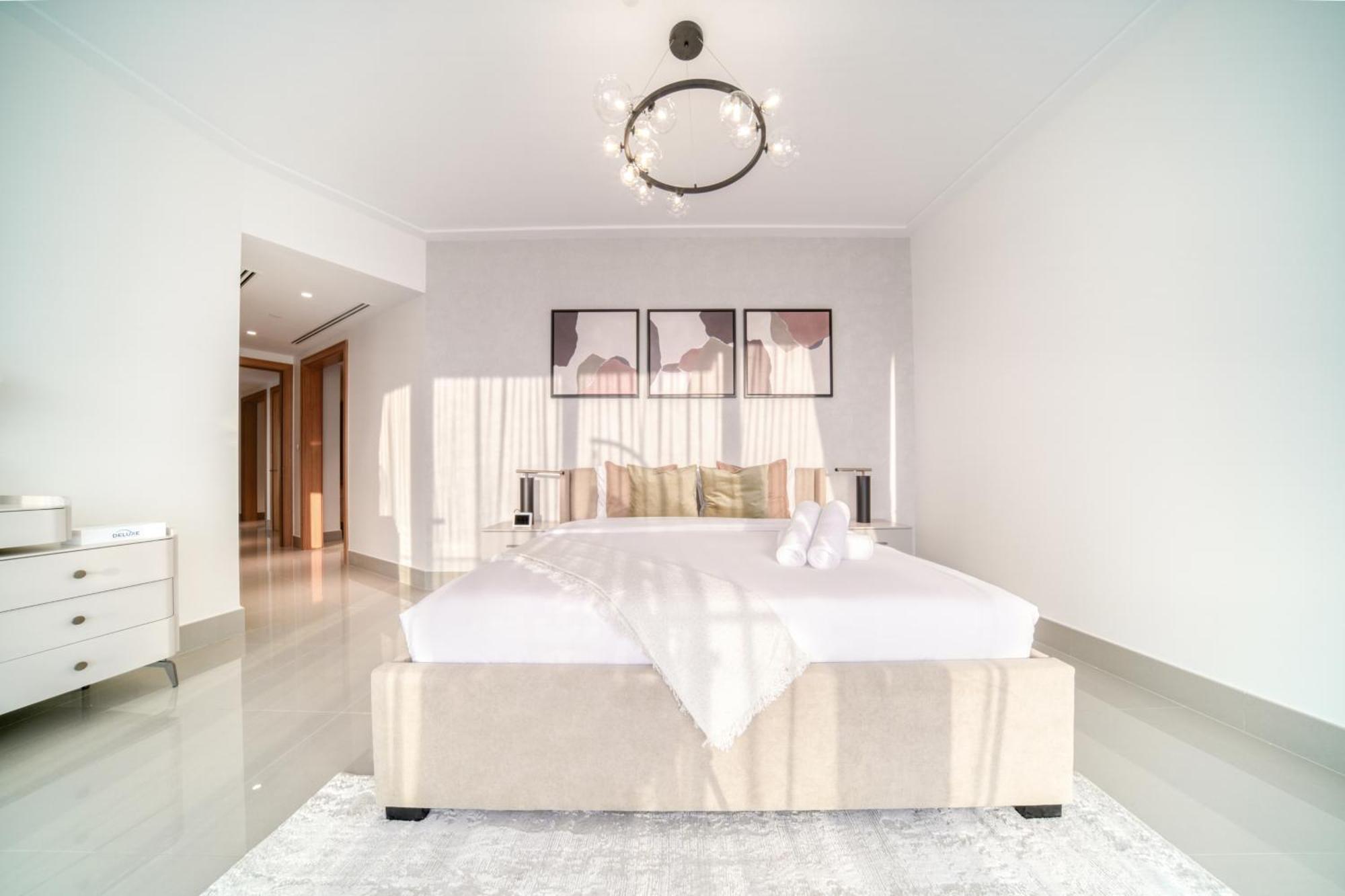 Downtown Luxury - Stunning Burj Khalifa & Sea View - 5 Minutes Walk To Dubai Mall Kültér fotó